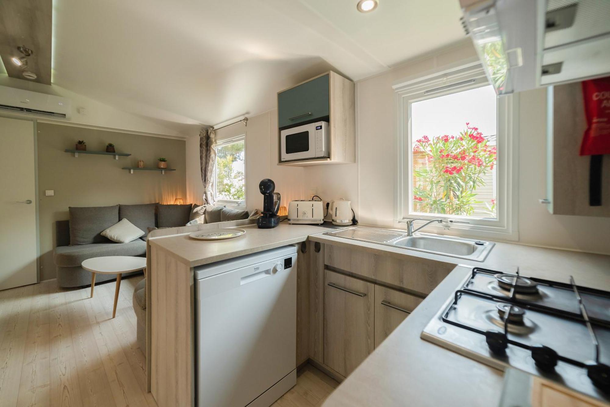 Mobil Home Les Pieds Dans L'Eau Canet-en-Roussillon Luaran gambar